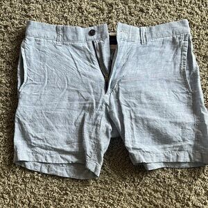 J. Crew linen Flat Front Shorts 7” inseam Summer Essential